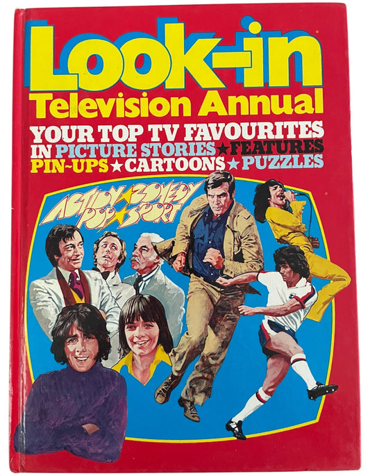 Vintage Look-In Television Annual 1976 - Very Good Condition