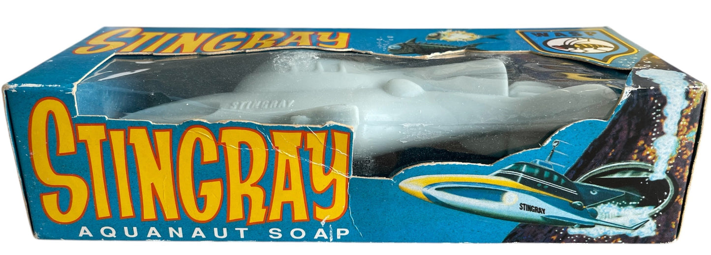 Vintage 1993 Gerry Andersons Stingray - The Stingray Submarine Aquanaut Soap - Factory Sealed Shop Stock Room Find