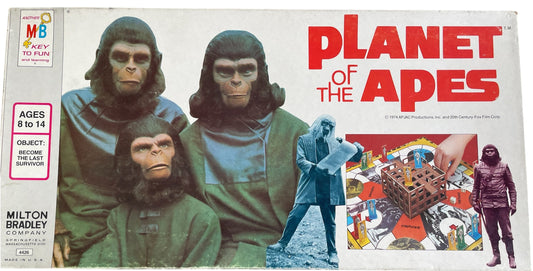 Vintage 1974 Planet Of The Apes The Board Game By Arrow Games Ltd A Milton Bradley Co. - Complete In The Original Box