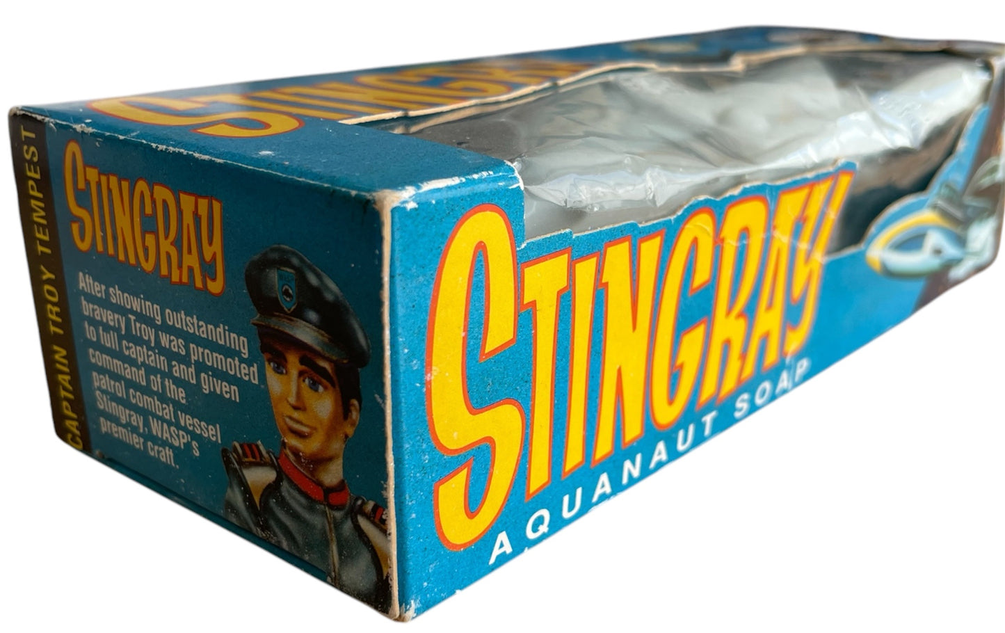 Vintage 1993 Gerry Andersons Stingray - The Stingray Submarine Aquanaut Soap - Factory Sealed Shop Stock Room Find