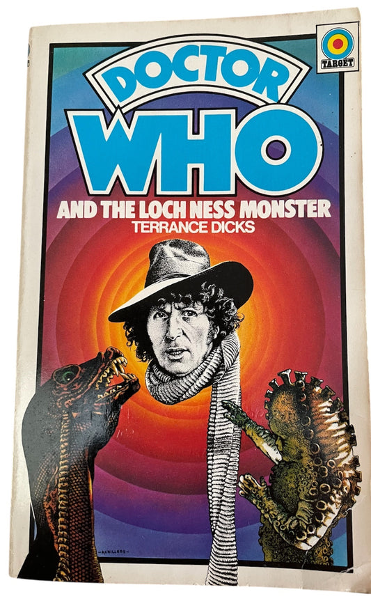 Vintage Target Books 1976 Doctor Who And The Loch Ness Monster Paperback First Edition 1976 By Terrance Dicks - Fantastic Condition