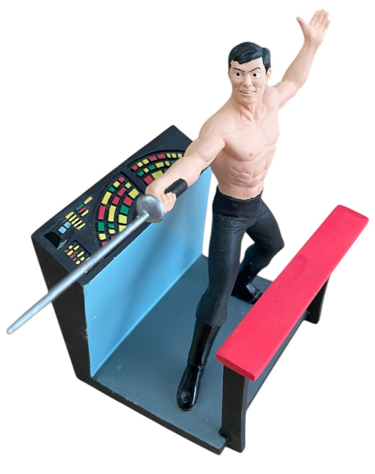 Vintage 1996 Star Trek The Original Series Sulu Miniature Limited Edition Diorama Featuring Swashbuckling Sulu With His Sword - Unsold Former Shop Stock