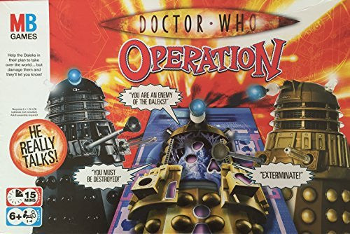 Vintage 2006 Doctor Dr Who Operation The Game - Former Shop Counter Display Set
