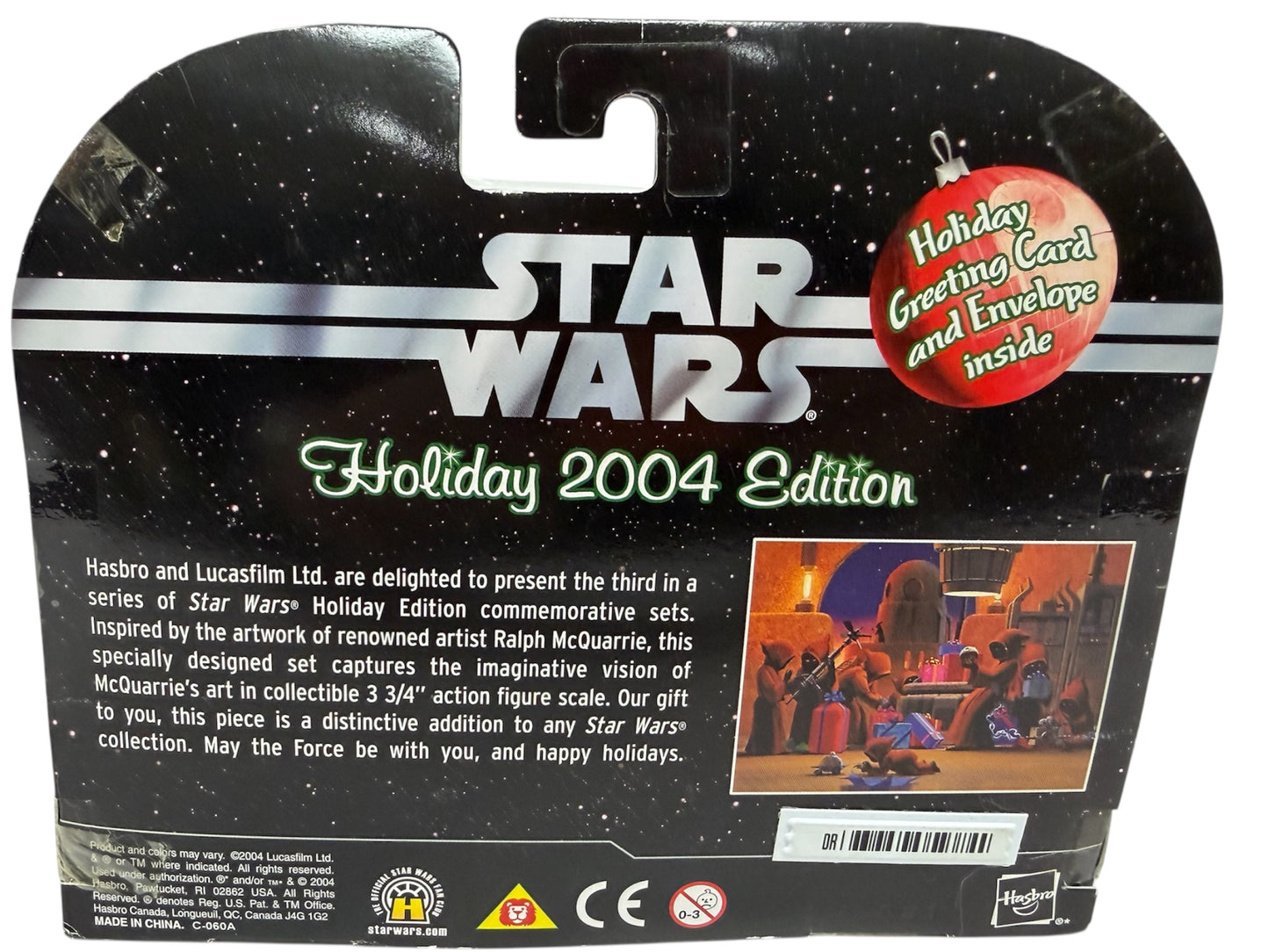 Vintage 2004 Star Wars Holiday Edition Jawa's Action Figure Twin Pack With Greeting Card And Envelope - Ex Shop Stock