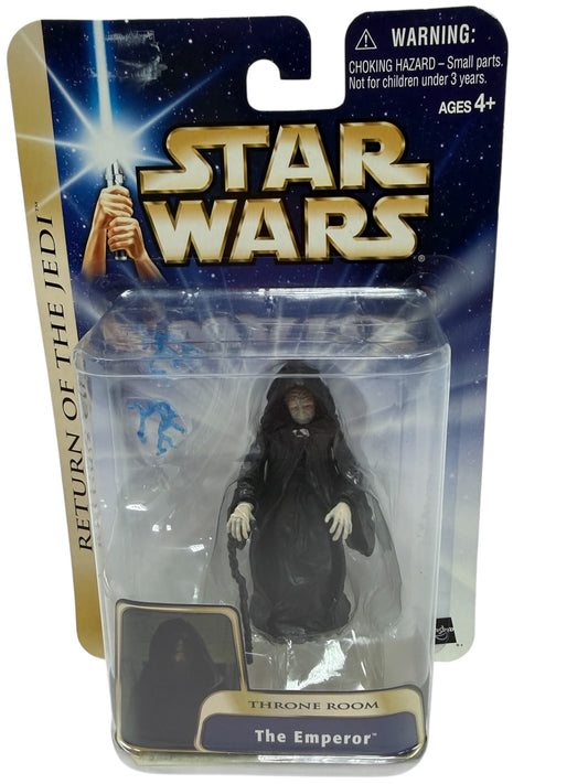 Vintage 2003 Star Wars Return Of The Jedi Throne Room The Emperor Action Figure - Factory Sealed Shop Stock Room Find