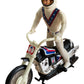 Vintage Slinky 2005 Evel Knievel Deluxe Dare Devil Stunt Set With Stunt Cycle By Ideal Complete In The Original Box - Former Shop Counter Display Set