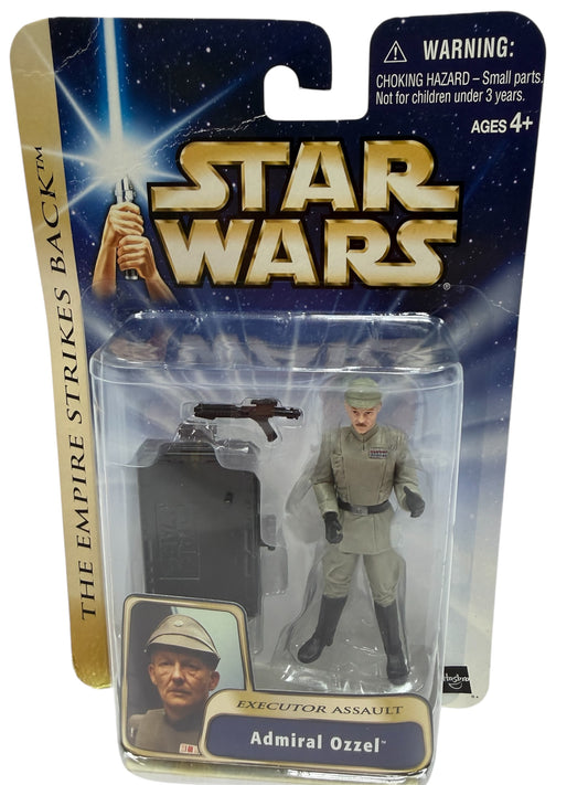 Vintage 2003 Star Wars The Empire Strikes Back Executor Assault Admiral Ozzel Action Figure - Factory Sealed Shop Stock Room Find