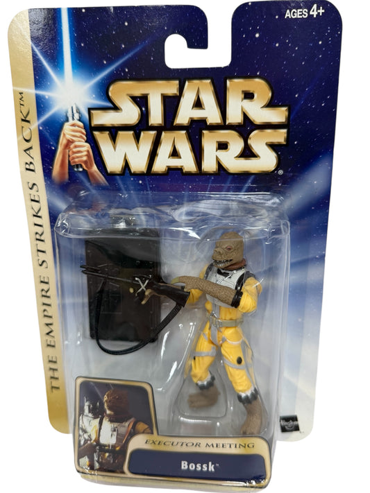 Vintage 2003 Star Wars The Empire Strikes Back Executor Meeting Bossk Action Figure - Factory Sealed Shop Stock Room Find