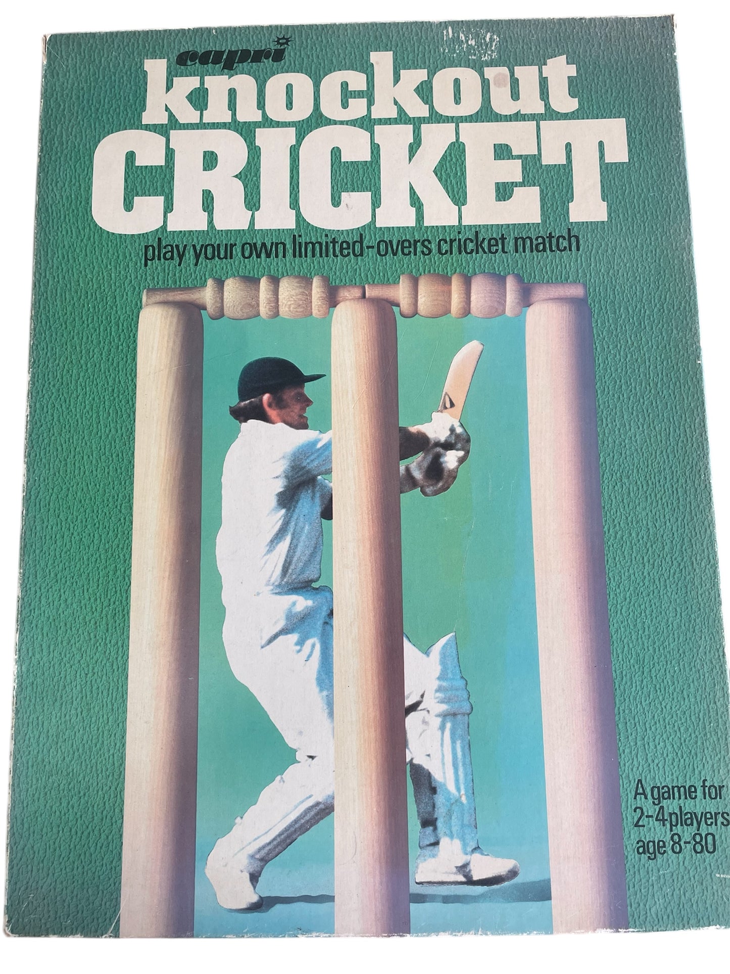 Vintage 1976 Capri Knockout Cricket - The Exciting Limited Overs Table Top Cricket Game - Fantastic Condition - In The Original Box
