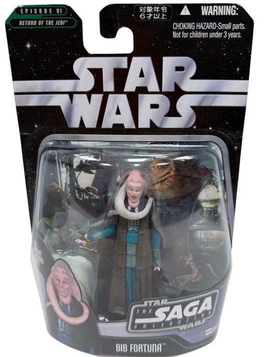 Vintage 2006 Star Wars The Saga Collection Bib Fortuna Action Figure.- Brand New Factory Sealed Shop Stock Room Find