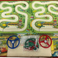 Vintage 1953 Merit Grand Prix Racing Game - Complete &amp; Working - In The Original Box