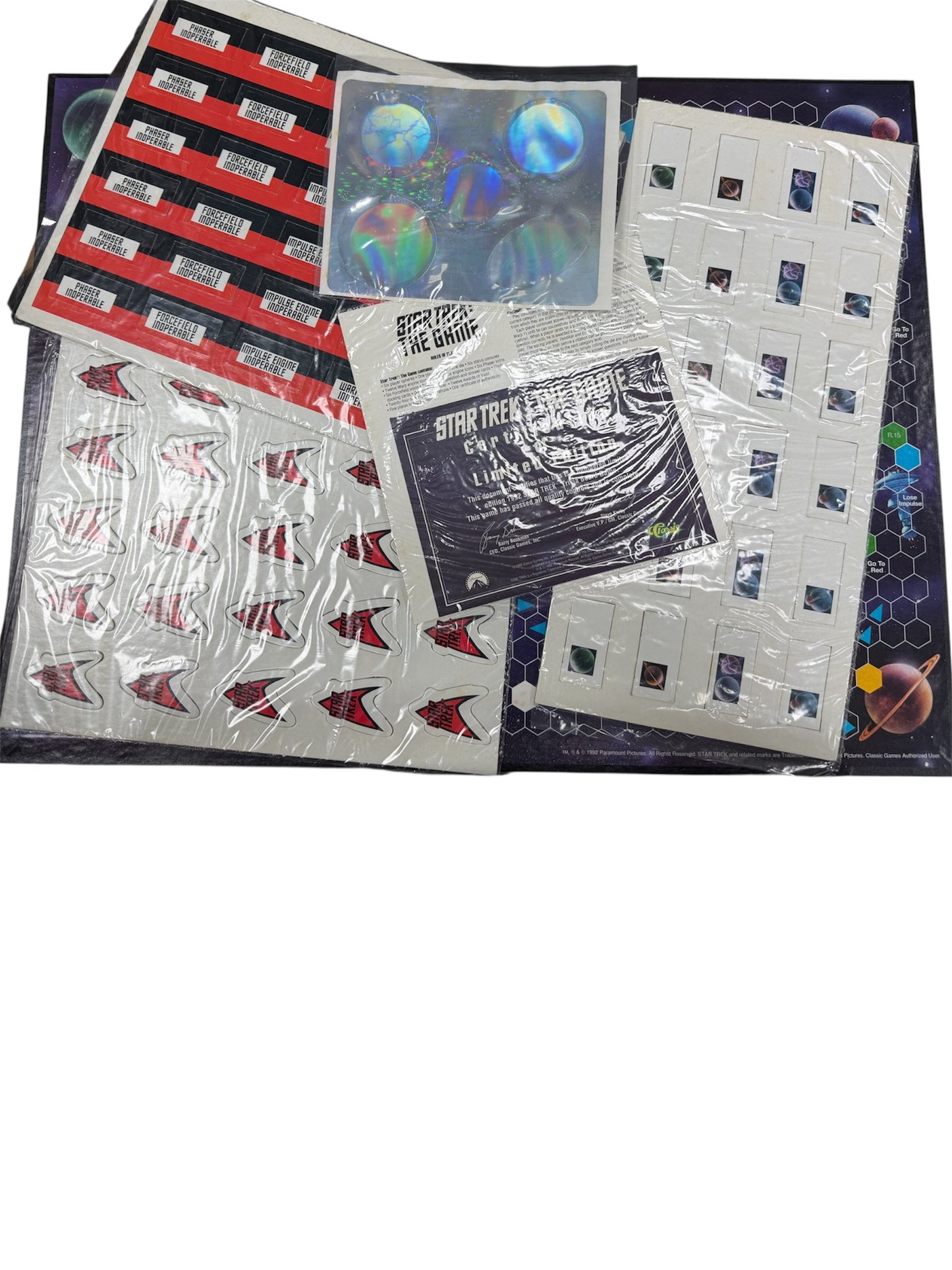 Vintage 1992 Star Trek The Original Series : The Game - A Strategic Game Of Logic, Trivia And Chance Limited Edition New In Box