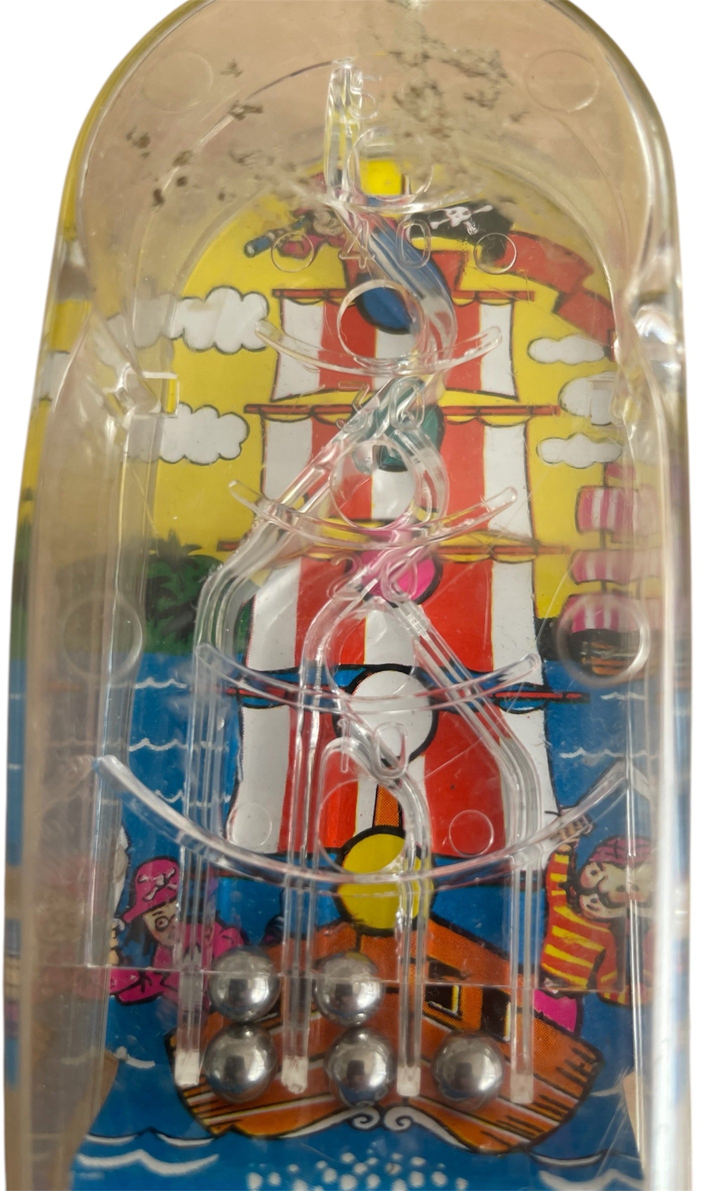 Vintage 1960's/70's Louis Marx Pirate Pete Mini Bagatelle Pin Ball Game - Fantastic Condition - In Full Working Order