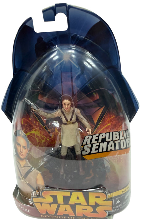 Vintage 2004 Star Wars Revenge Of The Sith Expecting Padme Action Figure No. 19 - Brand New Factory Sealed Shop Stock Room Find