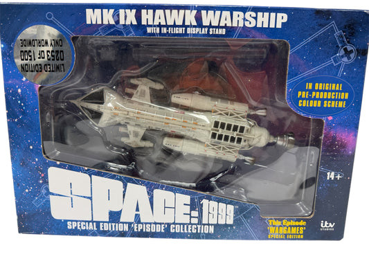 2021 Sixteen 12 Gerry Andersons Space 1999 - Special Edition Episode Collection Wargames - Mk IX Hawk Warship Limited Edition Collectors Model - Brand New Factory Sealed
