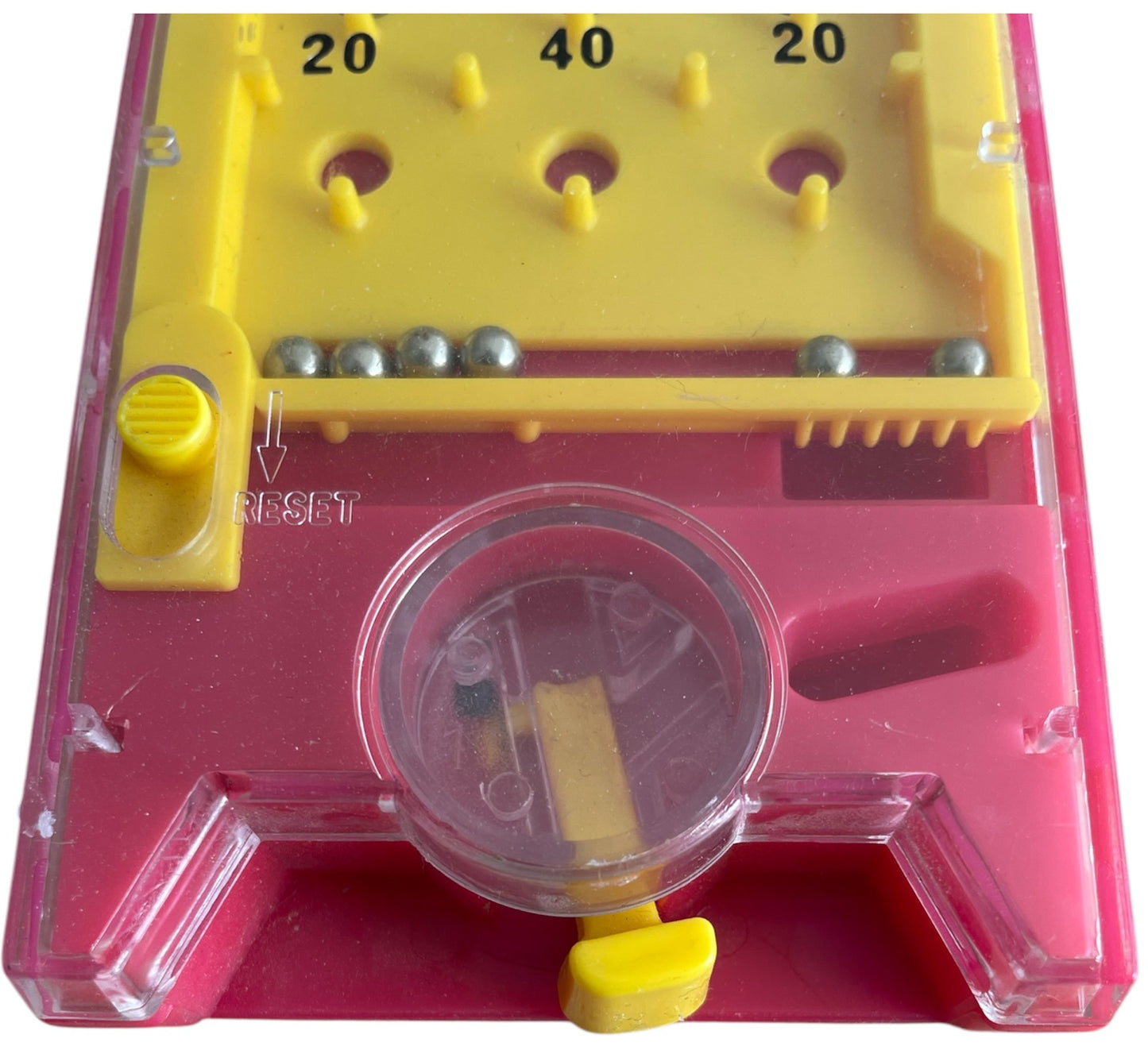 Vintage 1970's Tomy Pocketeers Mini Bagatelle Pin Ball Game - Fantastic Condition - In Full Working Order.