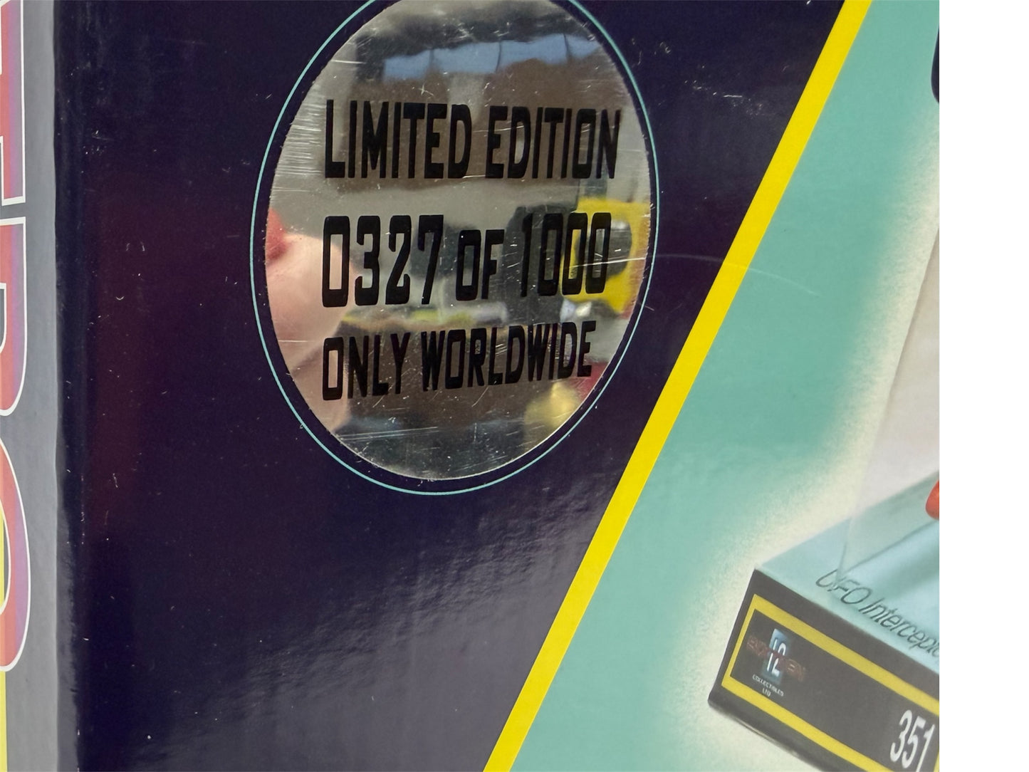 Sixteen 12 2020 Gerry Andersons UFO Retro - UFO Interceptor Diecast Model With Presentation Display Base With Plastic Lid - Brand New Shop Stock Room Find