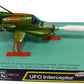 Sixteen 12 2020 Gerry Andersons UFO Retro - UFO Interceptor Diecast Model With Presentation Display Base With Plastic Lid - Brand New Shop Stock Room Find