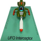Sixteen 12 2020 Gerry Andersons UFO Retro - UFO Interceptor Diecast Model With Presentation Display Base With Plastic Lid - Brand New Shop Stock Room Find