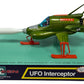 Sixteen 12 2020 Gerry Andersons UFO Retro - UFO Interceptor Diecast Model With Presentation Display Base With Plastic Lid - Brand New Shop Stock Room Find