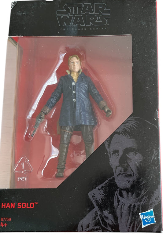 Star Wars 2015 The Black Series Han Solo 10cms Action Figure B7759 - Brand New Factory Sealed Former Shop Stock