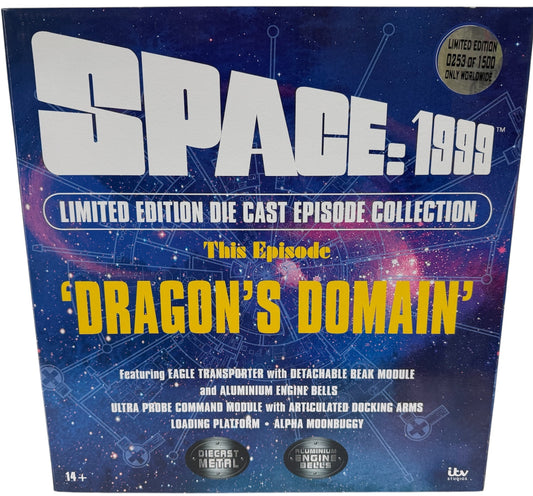 2021 Sixteen 12 Gerry Andersons Space 1999 - This Episode Dragon's Domian - Eagle Transporter Deluxe Set Limited Edition Highly Detailed Episode Collection Collectors Model - Brand New Factory Sealed