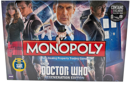 Vintage Doctor Dr Who 2009 Monopoly Regeneration Edition Property Trading Board Game - Brand New Factory Sealed Shop Stock Room Find