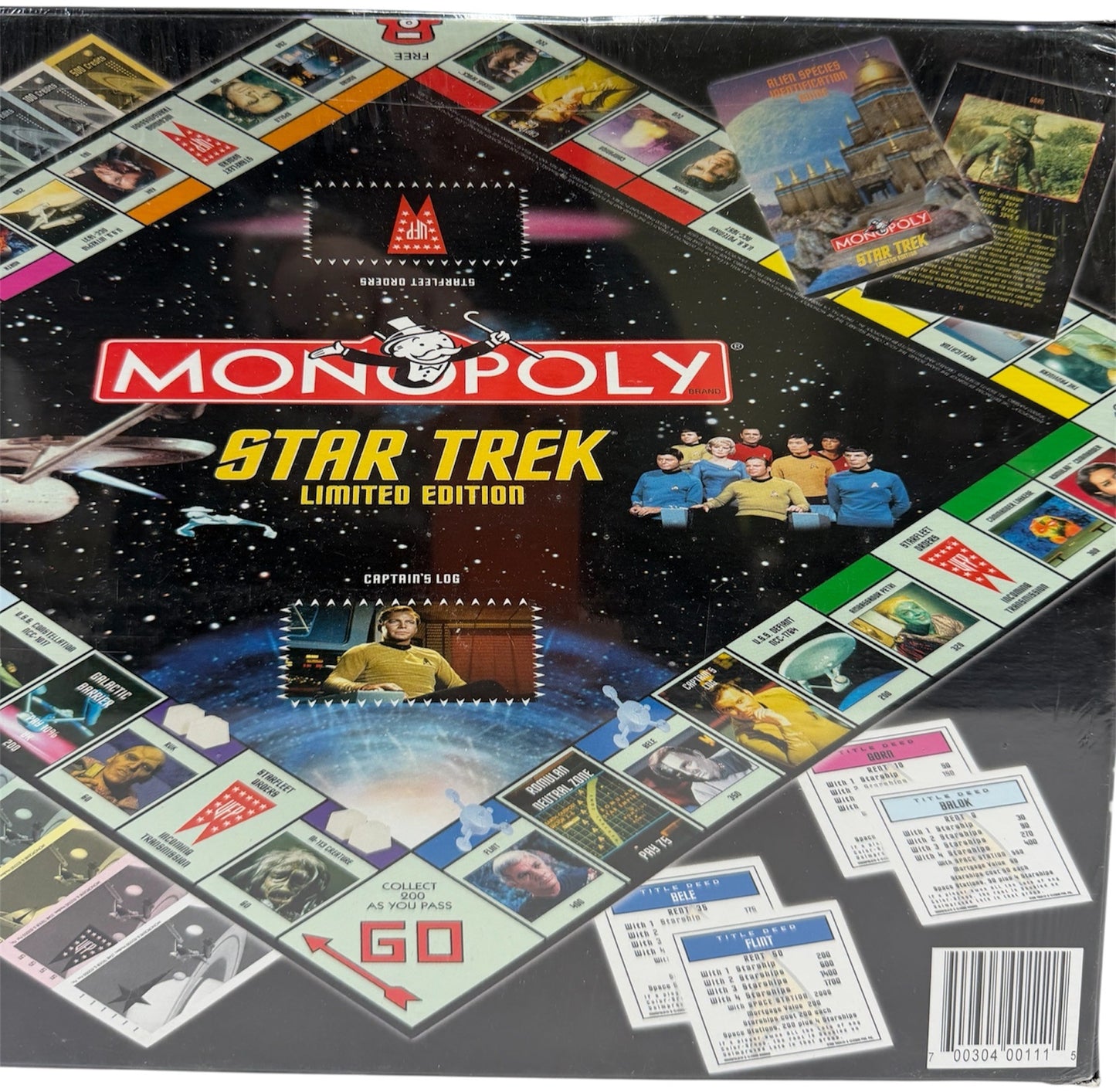Vintage Star Trek 2000 Monopoly Limited Edition Property Trading Board Game - Brand New Factory Sealed Shop Stock Room Find