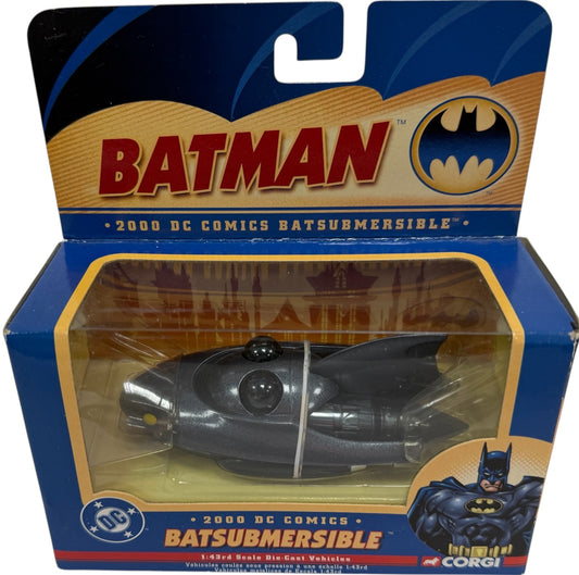 Vintage Corgi 2005 Batman DC Comics The Batsubmersible 1/43 Scale Die-Cast Metal Replica Model Vehicle - Brand New Factory Sealed Shop Stock Room Find