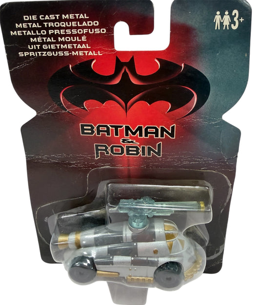 Vintage Kenner 1997 DC Comics Batman & Robin - The Freeze-Mobile Die-cast Model Vehicle - Factory Sealed Shop Stock Room Find