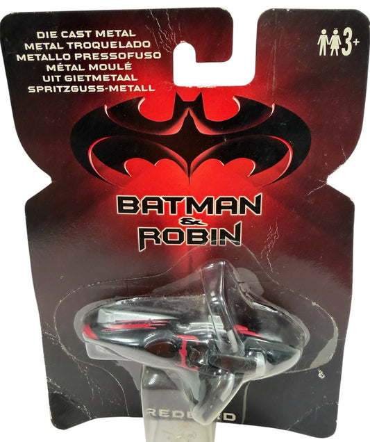 Vintage Kenner 1997 DC Comics Batman & Robin - The Redbird Die-cast Model Vehicle - Factory Sealed Shop Stock Room Find