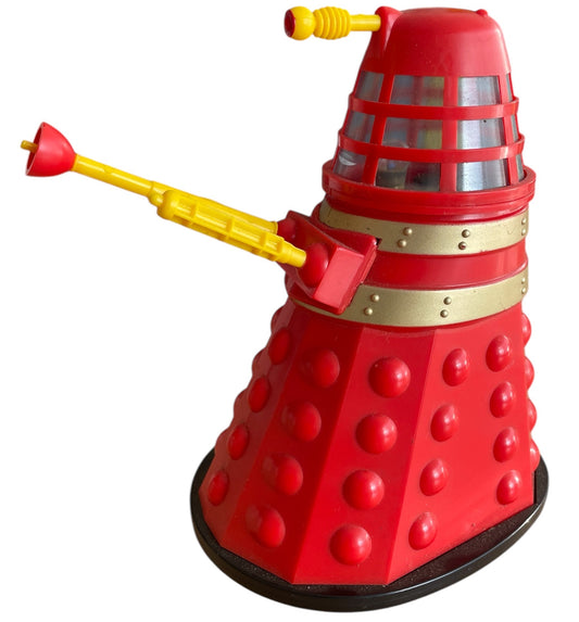 Vintage Louis Marx 1974 Doctor Dr Who Robot Action Battery Operated Red Dalek - Fully Working In The Original Box