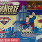 Vintage Kenner 1996 DC Comics Microverse - Superman Metropolis Micro Playset With Figures & Vehicle - Ex Shop Stock