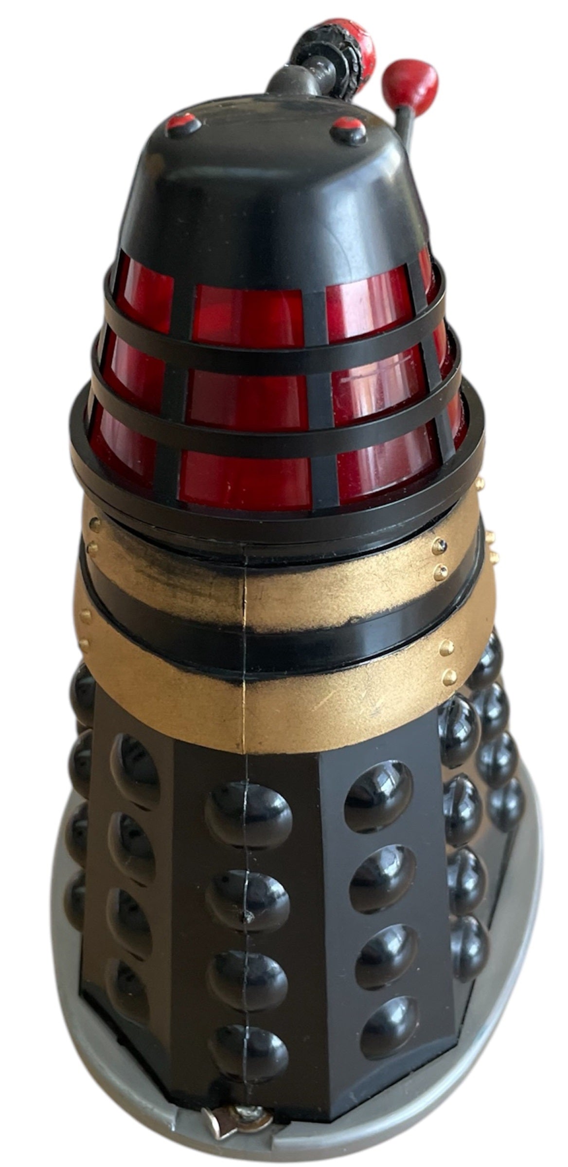Vintage 1964 Doctor Dr Who The Mysterious Daleks Battery Operated Bump And Go Black Dalek - Fantastic Condition, Fully Working - In The Original Box