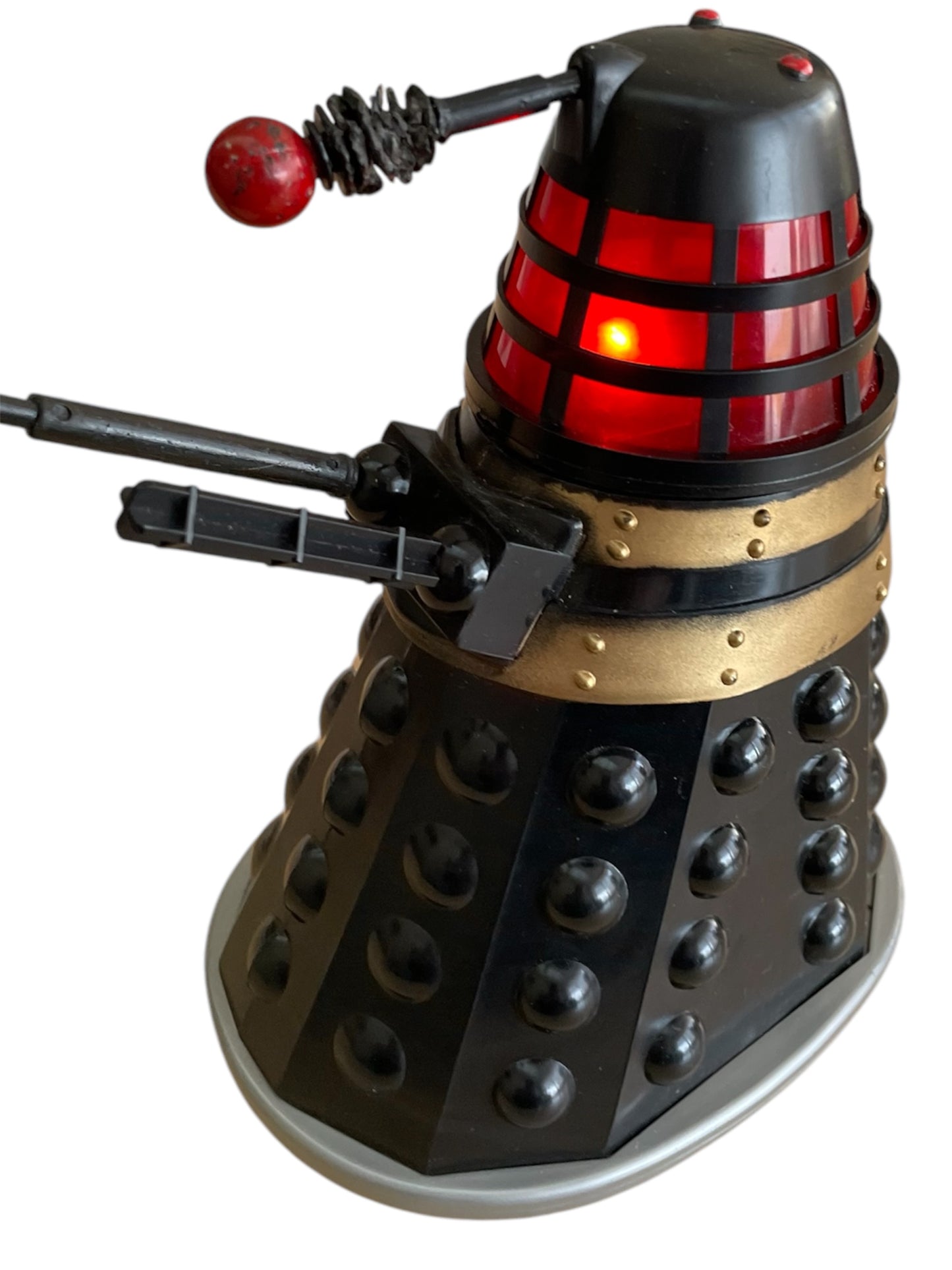 Vintage 1964 Doctor Dr Who The Mysterious Daleks Battery Operated Bump And Go Black Dalek - Fantastic Condition, Fully Working - In The Original Box