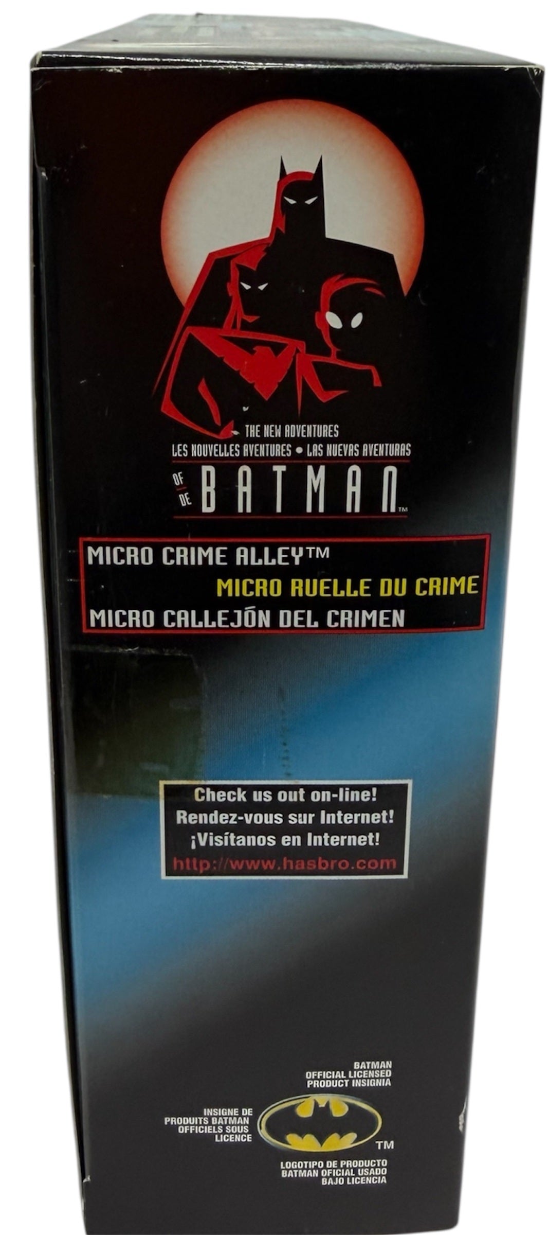Vintage Kenner 1997 DC Comics Microverse - Batman Gotham Bank Crime Alley Micro Playset With Figures - Ex Shop Stock