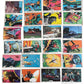Vintage Gerry Andersons 1967 Anglo Confectionary Captain Scarlet And The Mysterons Bubble Gum Cards Complete Set Of 66 Cards - Very Good Condition Very Rare Complete Set