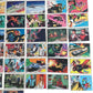 Vintage Gerry Andersons 1967 Anglo Confectionary Captain Scarlet And The Mysterons Bubble Gum Cards Complete Set Of 66 Cards - Very Good Condition Very Rare Complete Set