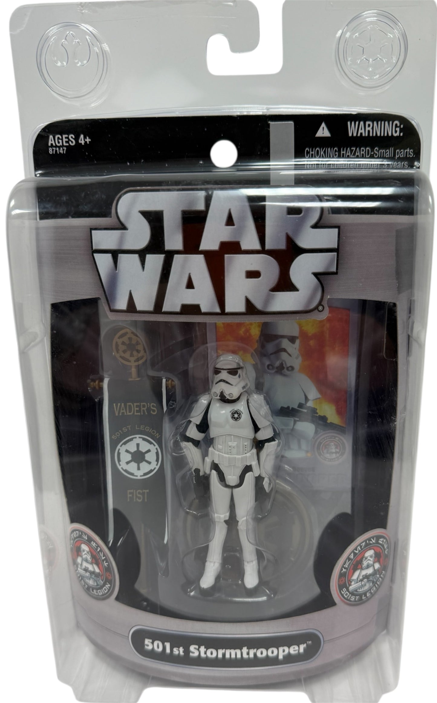 Vintage Star Wars Comic Con Exclusive San Diego 2006 Darth Vader's 501st Legion Stormtrooper Action Figure - Brand New Factory Sealed Shop Stock Room Find