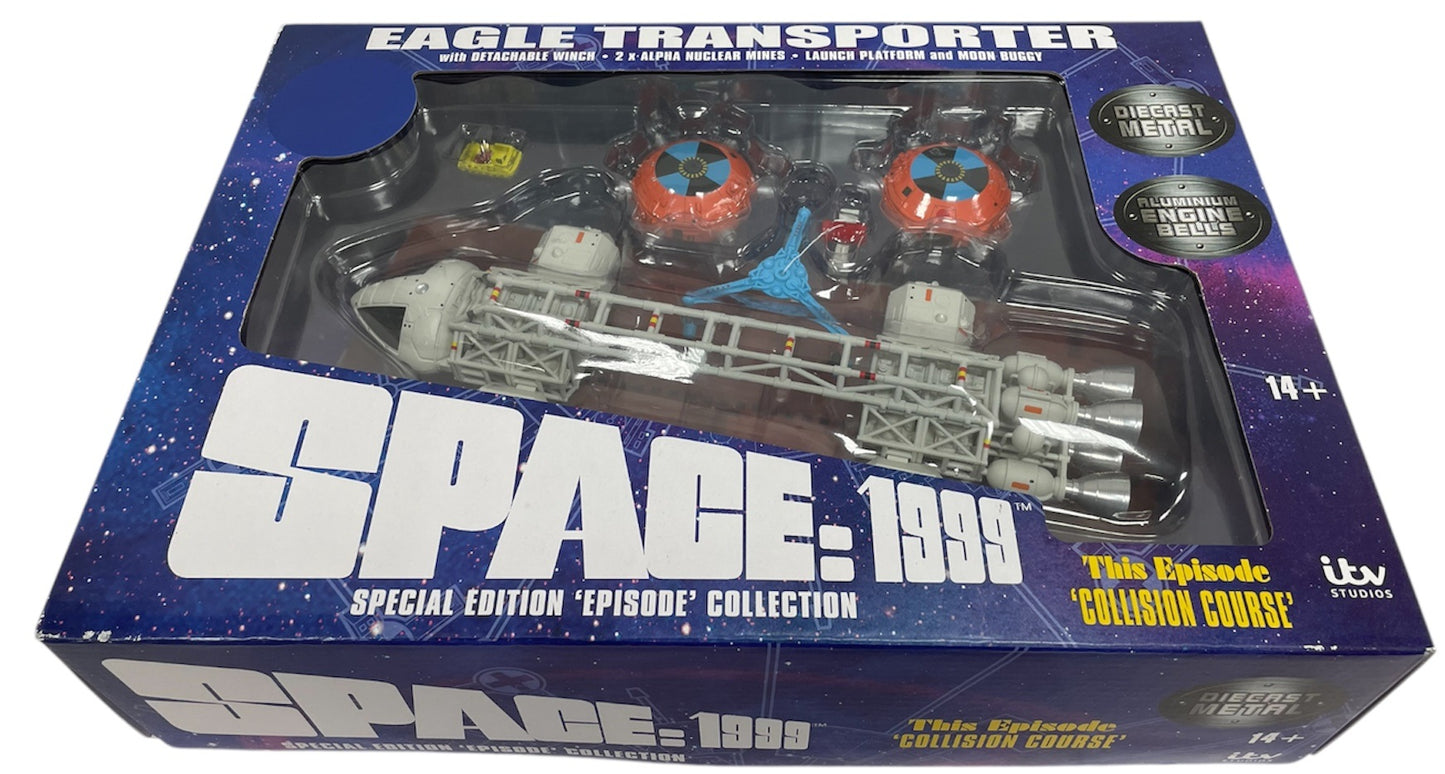 2019 Sixteen 12 Gerry Andersons Space 1999 - This Episode Collision Course - Eagle Transporter Set Limited Edition Highly Detailed Episode Collection Collectors Model - Brand New Factory Sealed