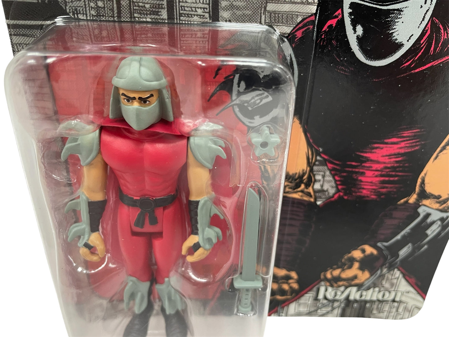 Super7 Funko 2023 Teenage Mutant Ninja Turtles - Shredder 3 3/4" ReAction Action Figure - Brand New Factory Sealed Ex Shop Stock