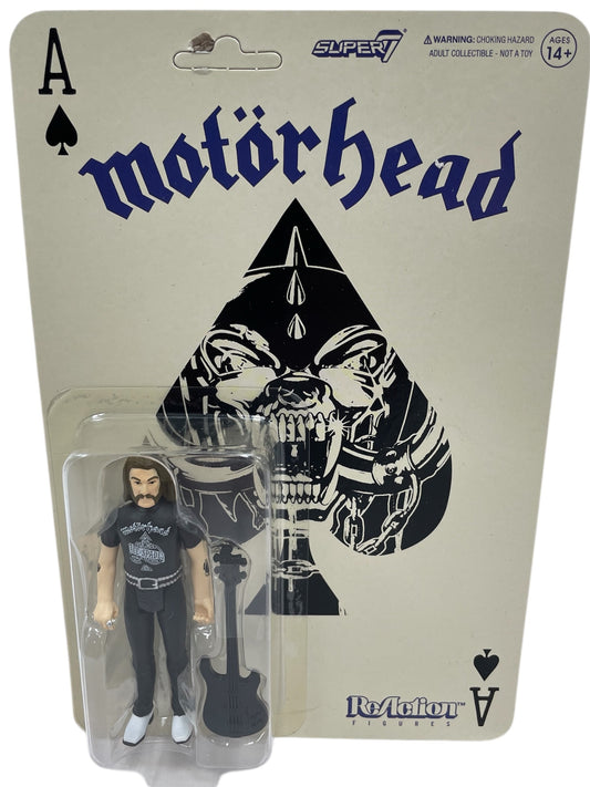 Super7 Funko 2023 Motorhead - Lenny The Ace Of Spades 3 3/4" ReAction Action Figure - Brand New Factory Sealed Ex Shop Stock.