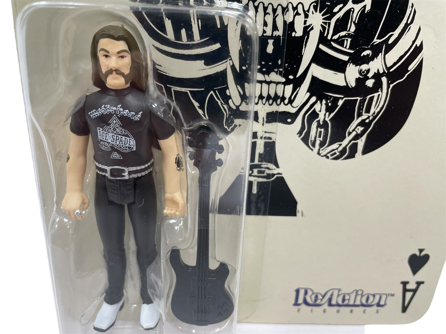 Super7 Funko 2023 Motorhead - Lenny The Ace Of Spades 3 3/4" ReAction Action Figure - Brand New Factory Sealed Ex Shop Stock.
