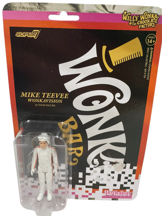 Super7 Funko 2018 Wonka - Mike Teevee Wonkavision 3 3/4" ReAction Action Figure - Brand New Factory Sealed Shop Stock Room Find