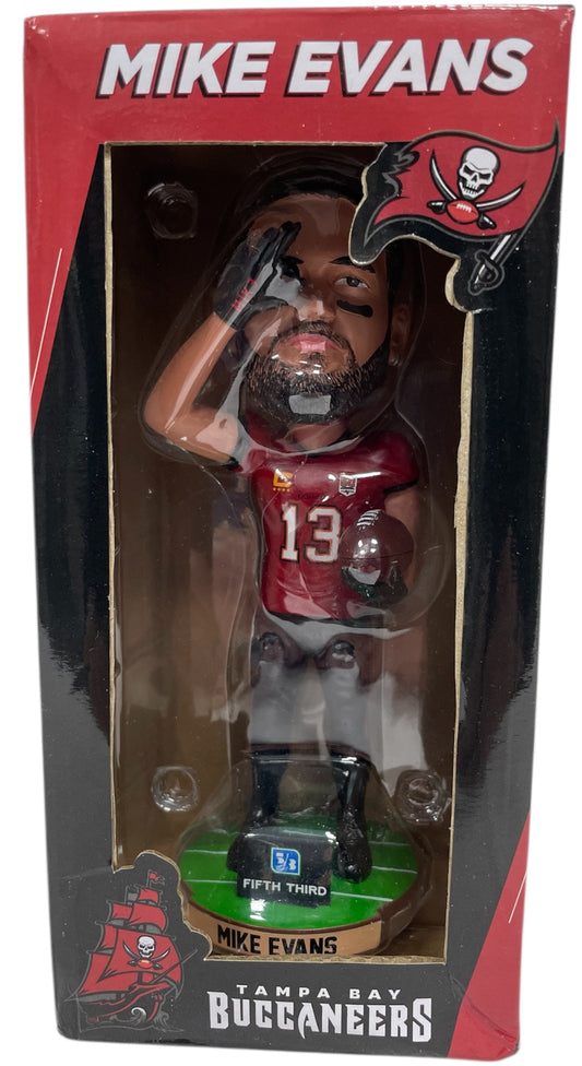 Mike Evans - Tampa Bay Buccaneers Fifth Third 5/3 Original NFL American Football Bobble Head Figure - Mint In Sealed Box
