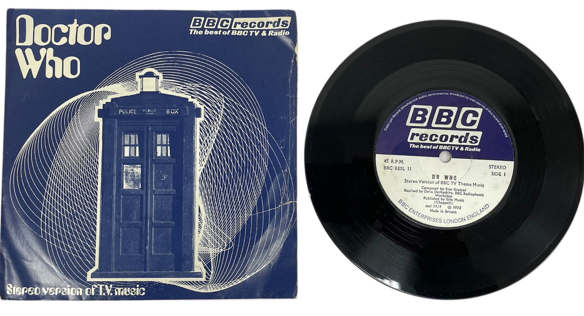 Vintage 1973 Doctor Dr Who Theme From The BBC TV Series - 7 Inch Vinyl ...