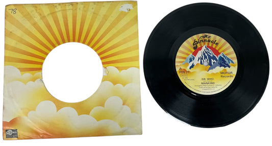 Vintage 1978 Dr. Who - Mankind - 7 Inch Vinyl Record Pinnacle Record Label Doctor Who