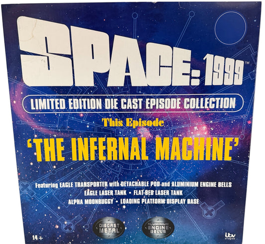 2020 Sixteen 12 Gerry Andersons Space 1999 - This Episode The Infernal Machine - Eagle Transporter Deluxe Set Limited Edition Highly Detailed Episode Collection Collectors Model - Brand New Factory Sealed