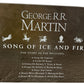 Vintage 2012 Game Of Thrones - George R.R Martin A Song Of Ice & Fire Book Box Set With Free Map - Ex Shop Stock