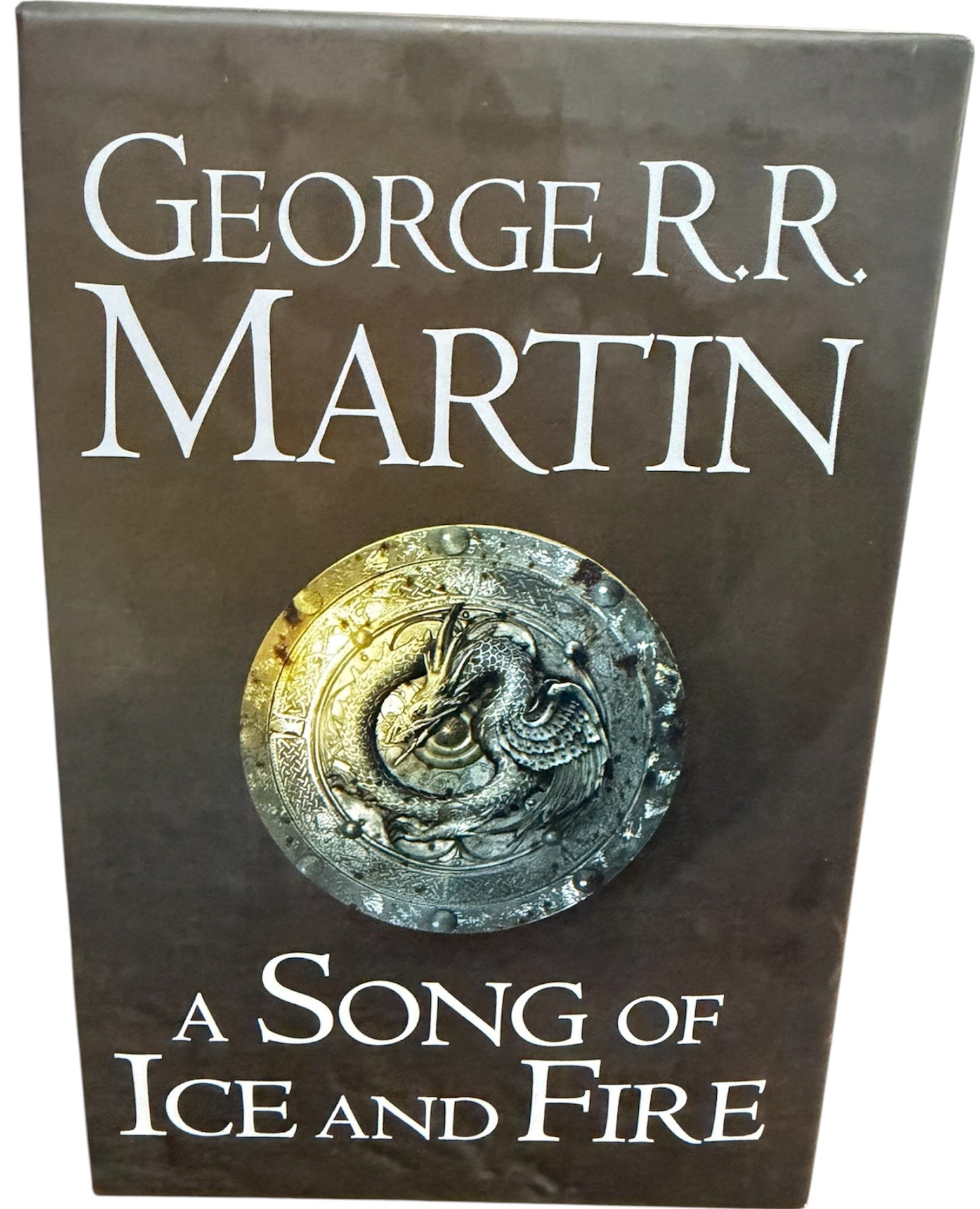 Vintage 2012 Game Of Thrones - George R.R Martin A Song Of Ice & Fire Book Box Set With Free Map - Ex Shop Stock